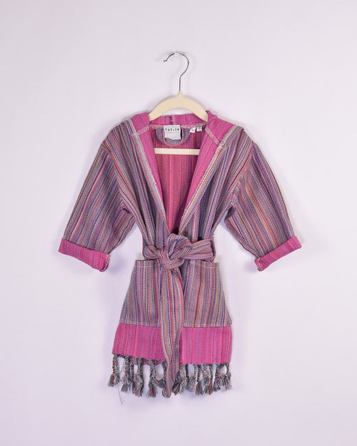 Baby / Toddler Organic Turkish Cotton Robe - Pink