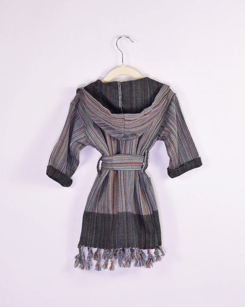 Baby / Toddler Organic Turkish Cotton Robe - Charcoal