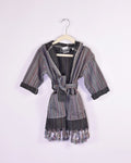 Baby / Toddler Organic Turkish Cotton Robe - Charcoal