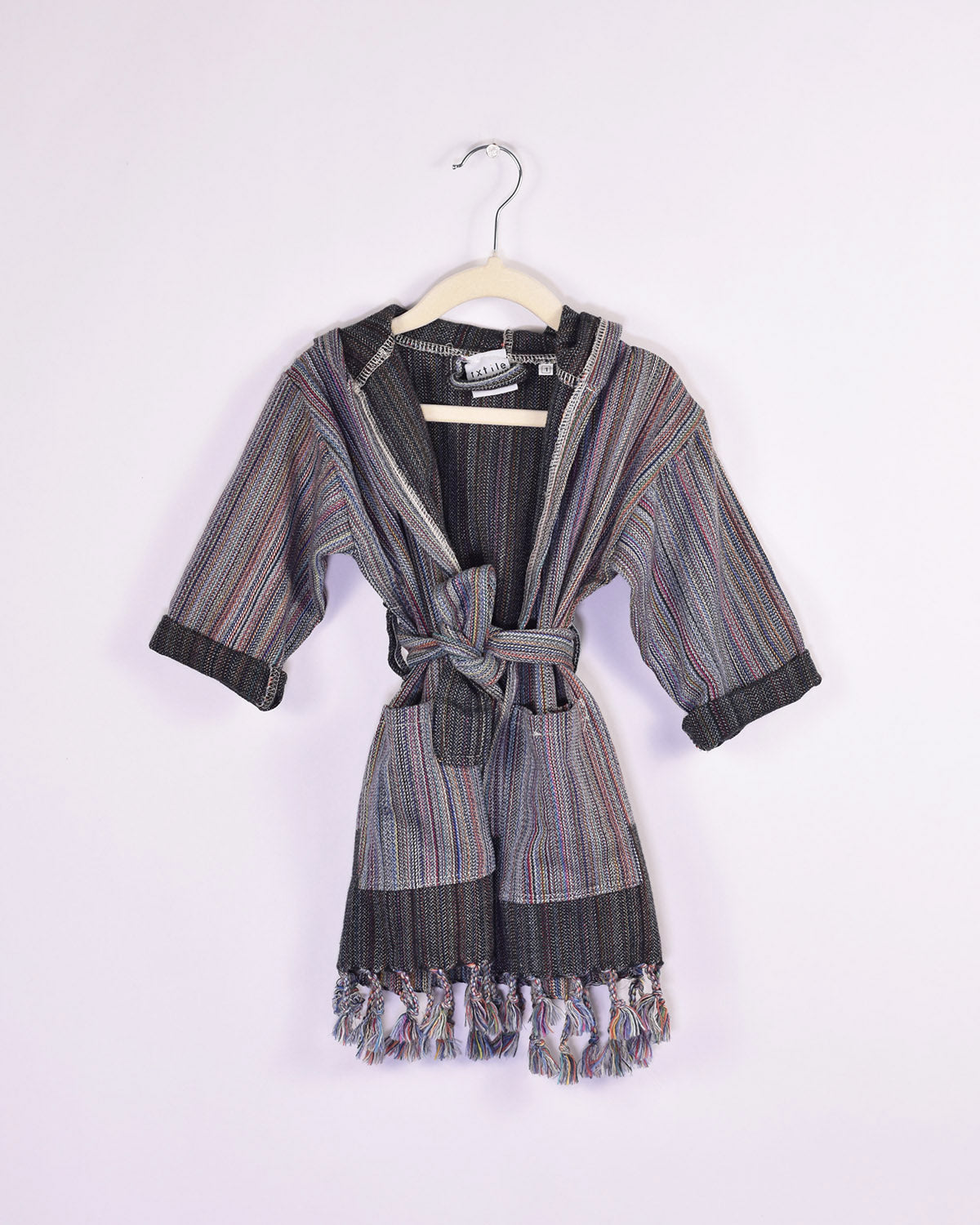 Baby / Toddler Organic Turkish Cotton Robe - Charcoal