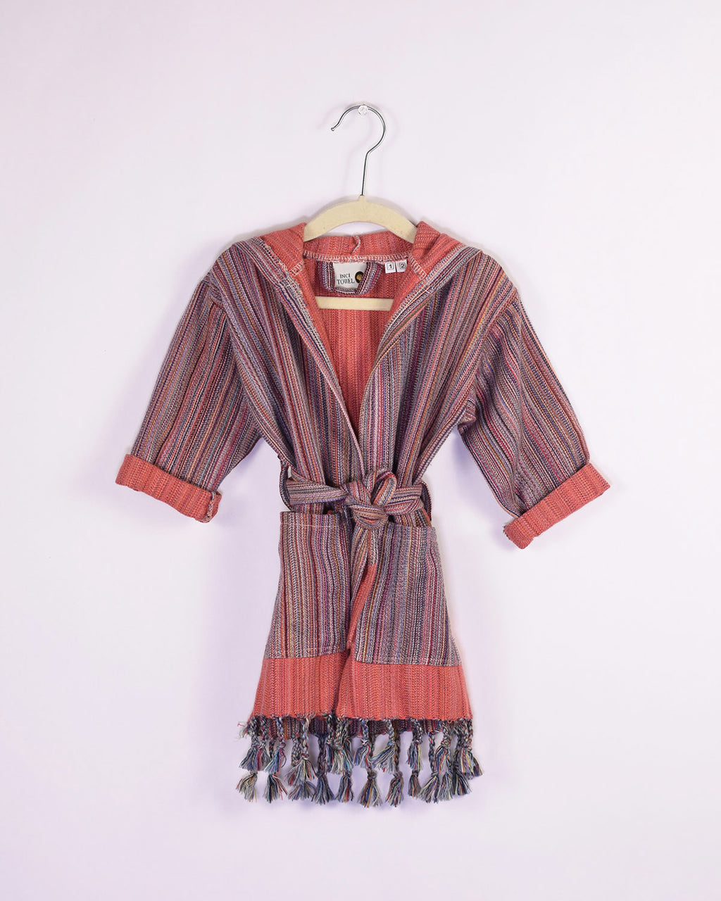 Baby / Toddler Organic Turkish Cotton Robe - Coral