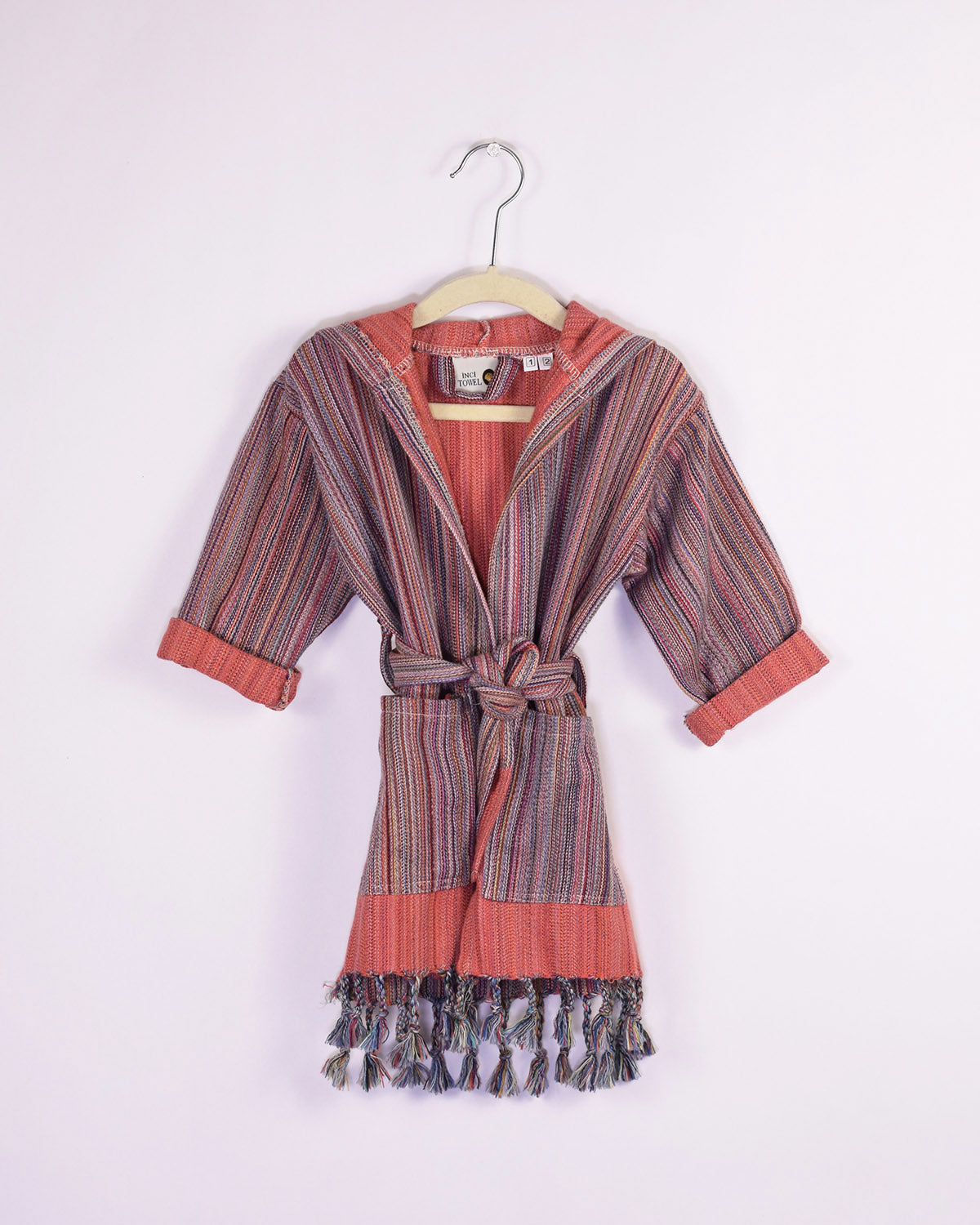 Baby / Toddler Organic Turkish Cotton Robe - Coral