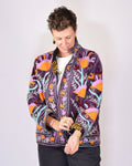 Boho Blooms Embroidered Velvet Jacket - 05