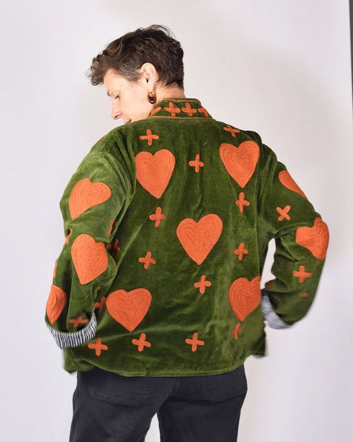 Adore Me Embroidered Velvet Jacket - 03