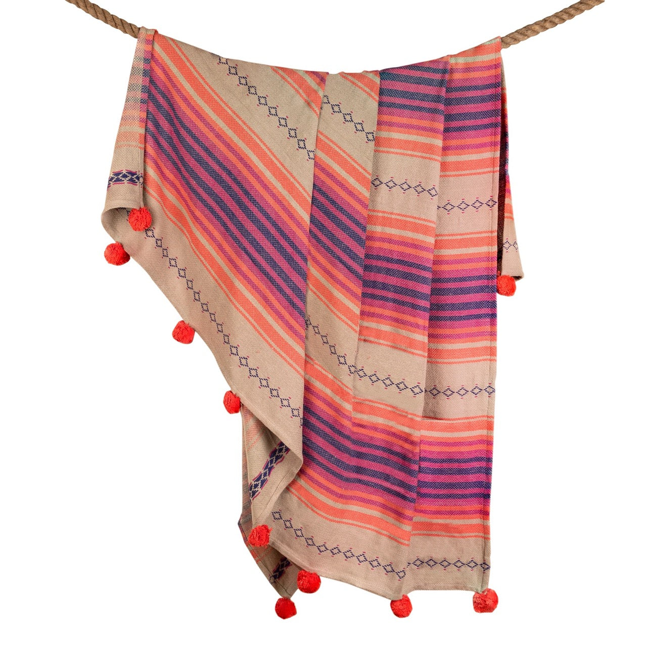Guari Kohli Large Throw Blanket image 4