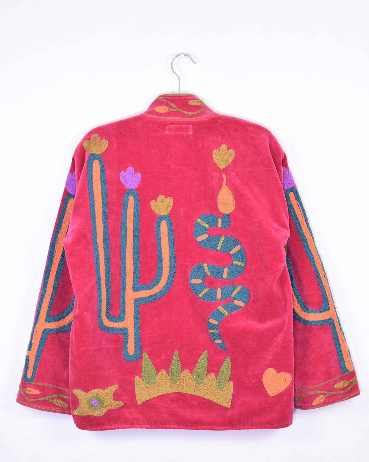 Me + You Embroidered Velvet Jacket - 02 image 1
