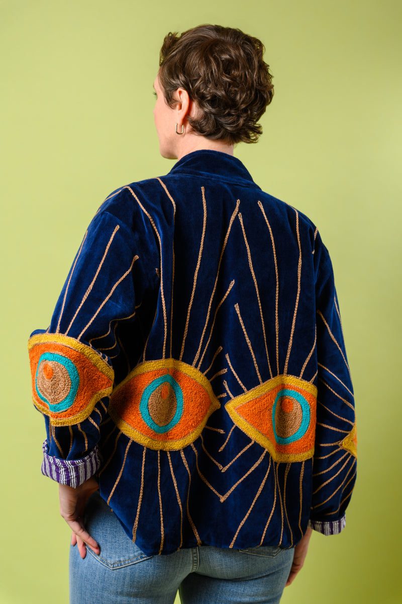 Velvet Evil Eye Jacket - 03 image 1