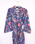 Lightweight Cotton Robe / Kimono - Relaxing Garden image 0