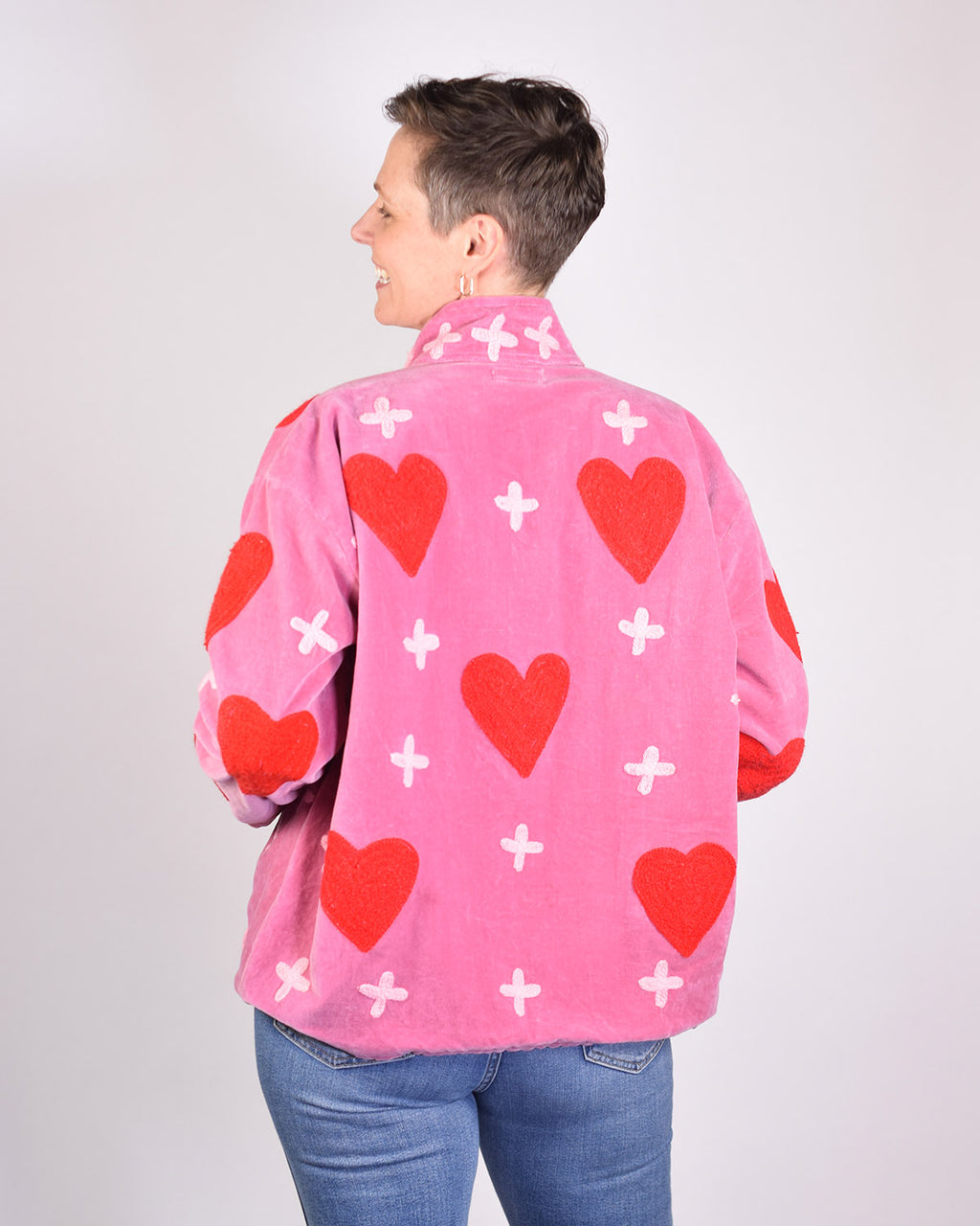 Adore Me Embroidered Velvet Jacket - 01 image 1
