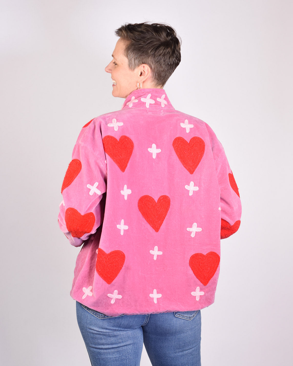 Adore Me Embroidered Velvet Jacket - 01 image 1