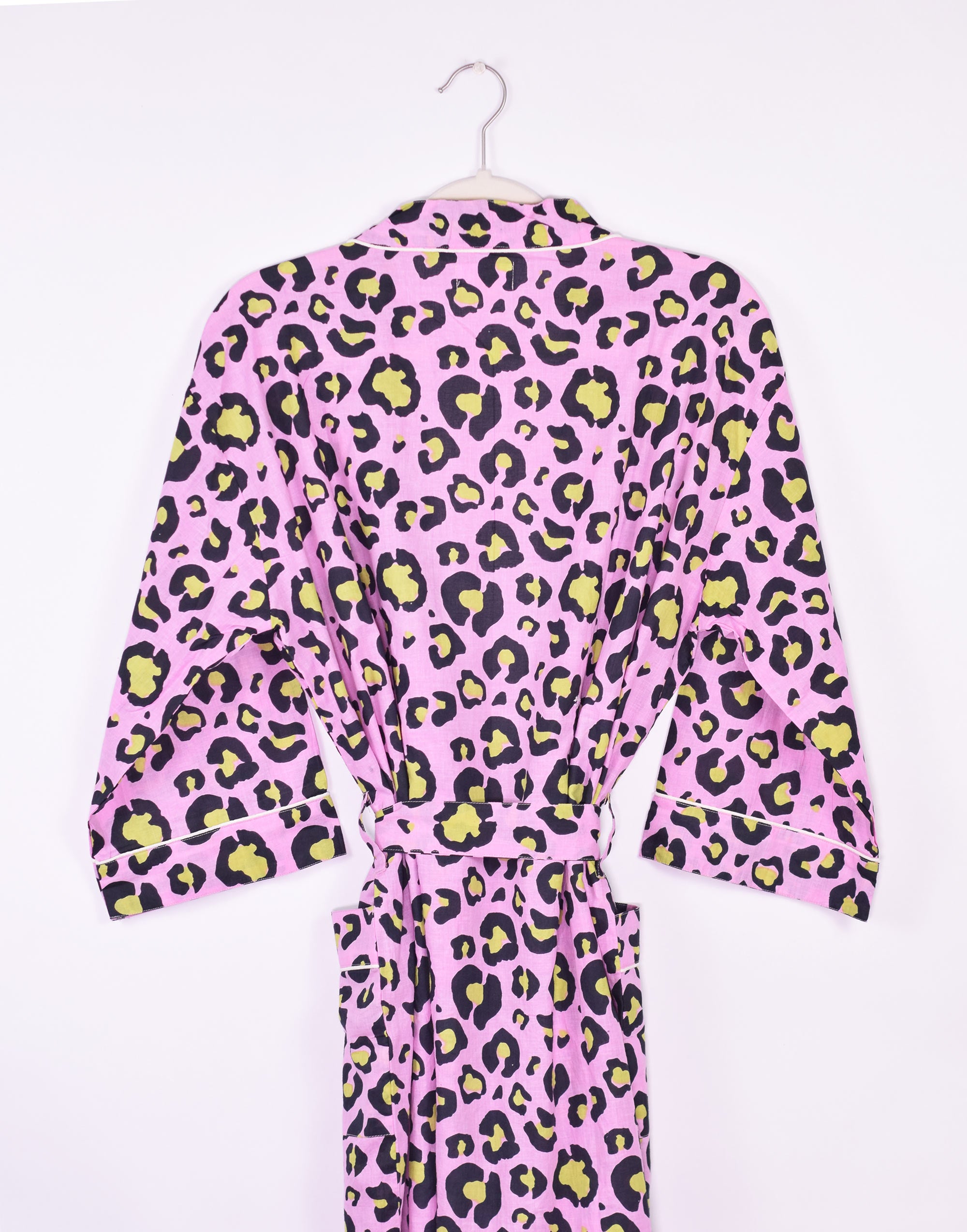 Lightweight Leopard Print Cotton Robe image 3
