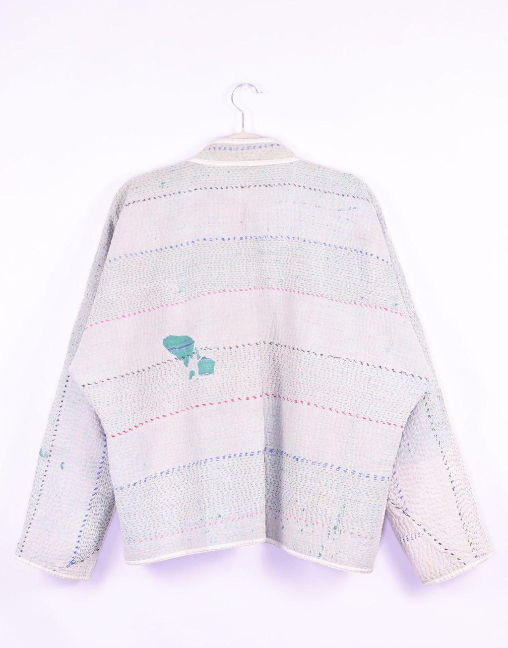 Charlie Quilted Reversible Patchwork Kantha Jacket - 06 image 3