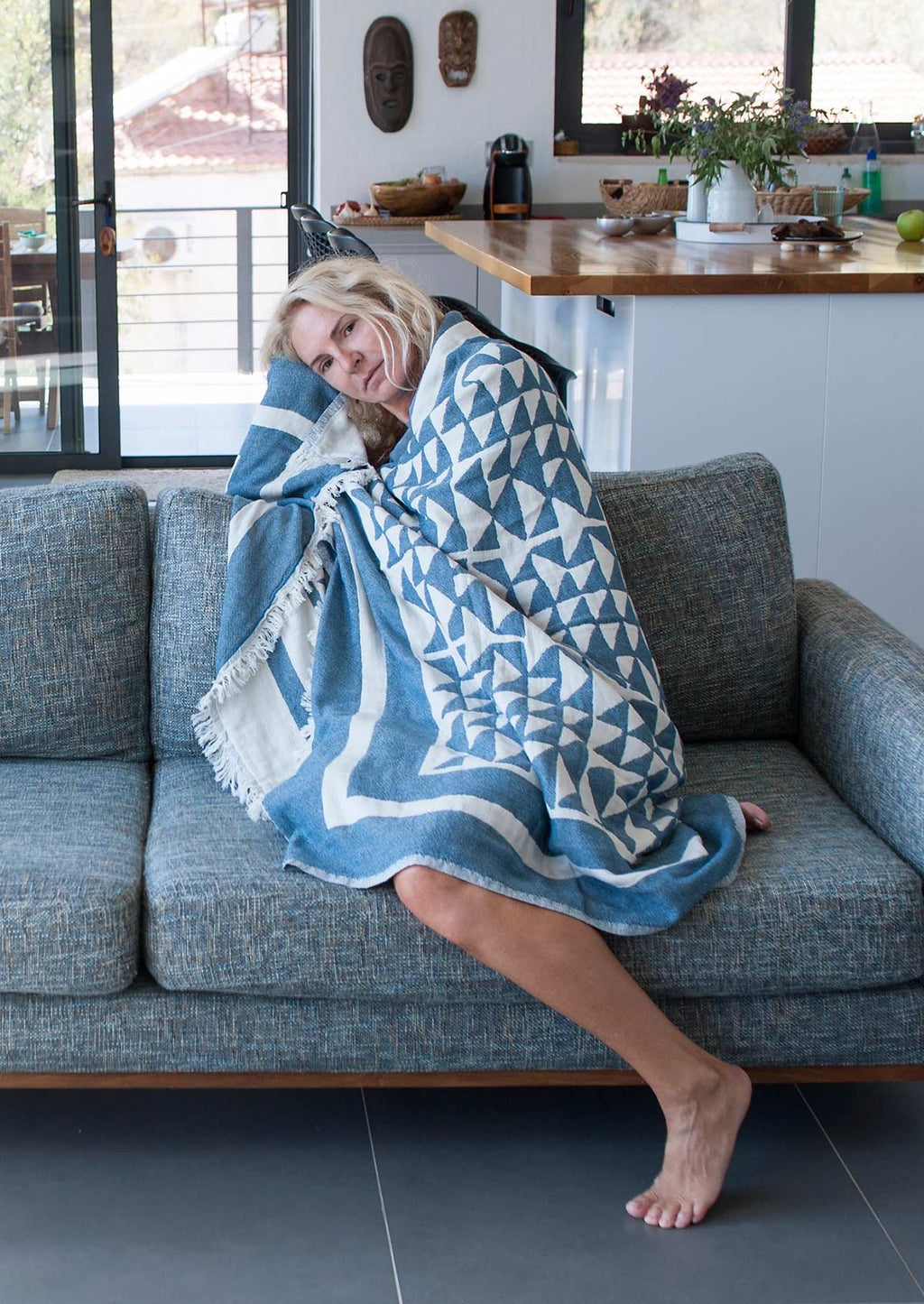 Milet Turkish Throw Blanket image 2