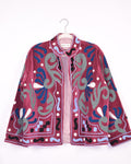 Embroidered Suzani Velvet Jacket - 02 image 0