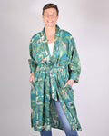 Lightweight Cotton Robe / Kimono - Monkey Forest image 0