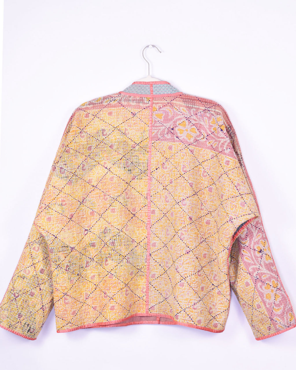 Charlie Quilted Reversible Patchwork Kantha Jacket - 11 image 3