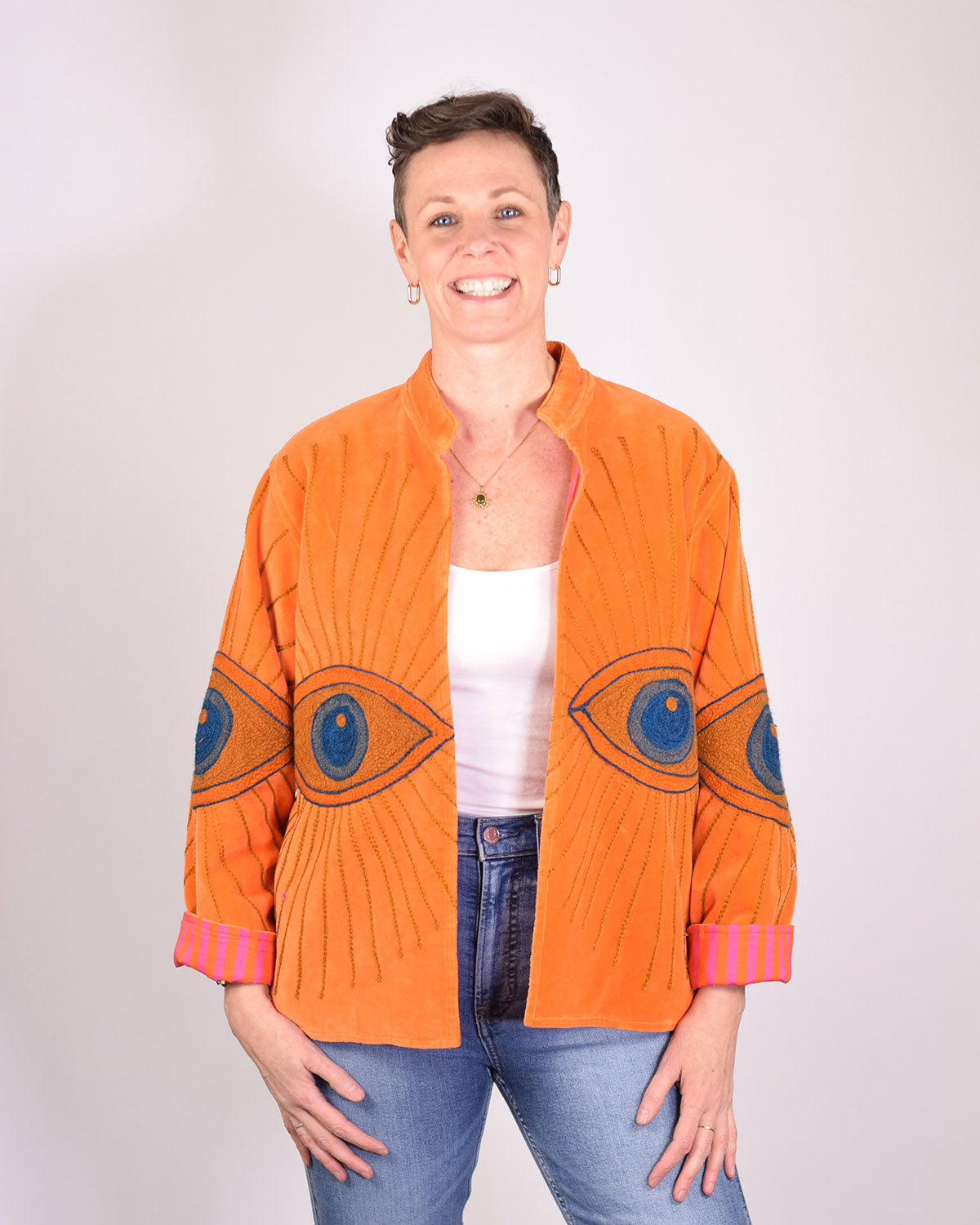 Velvet Evil Eye Jacket - 10 image 0
