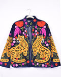 Tiger Tribe Embroidered Velvet Jacket - 07 image 0