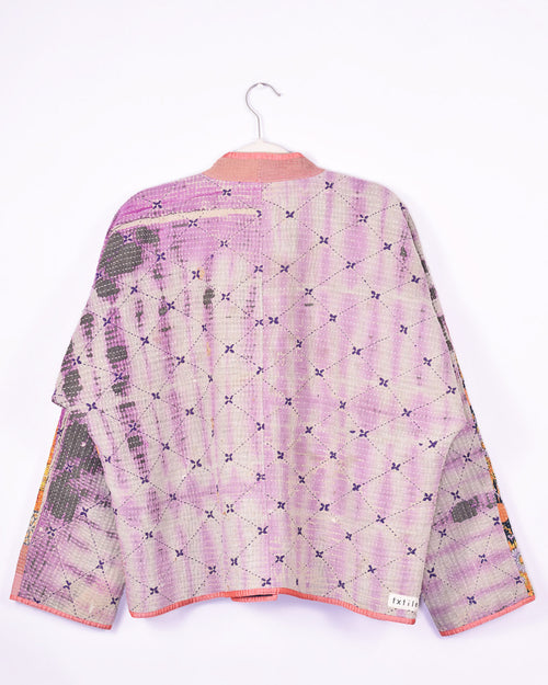 Charlie Quilted Reversible Patchwork Kantha Jacket - 11 image 1