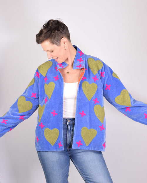 Adore Me Embroidered Velvet Jacket - 02 image 0