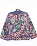 Embroidered Suzani Velvet Jacket - 04 image 0