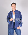 Lightweight Evil Eye Canvas Embroidered Jacket - 10 image 0