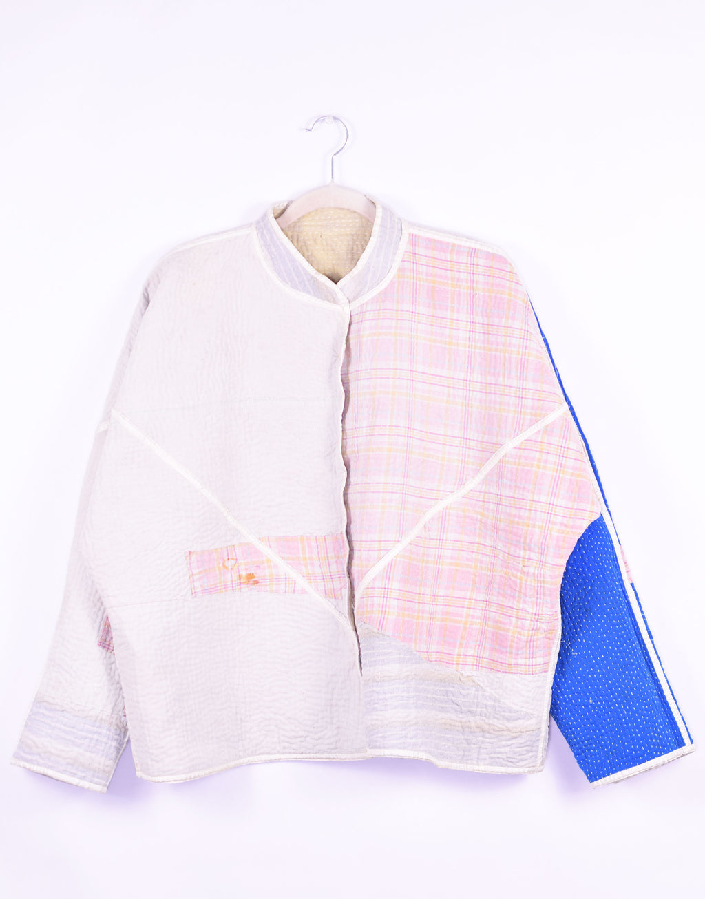 Charlie Quilted Reversible Patchwork Kantha Jacket - 10 image 2