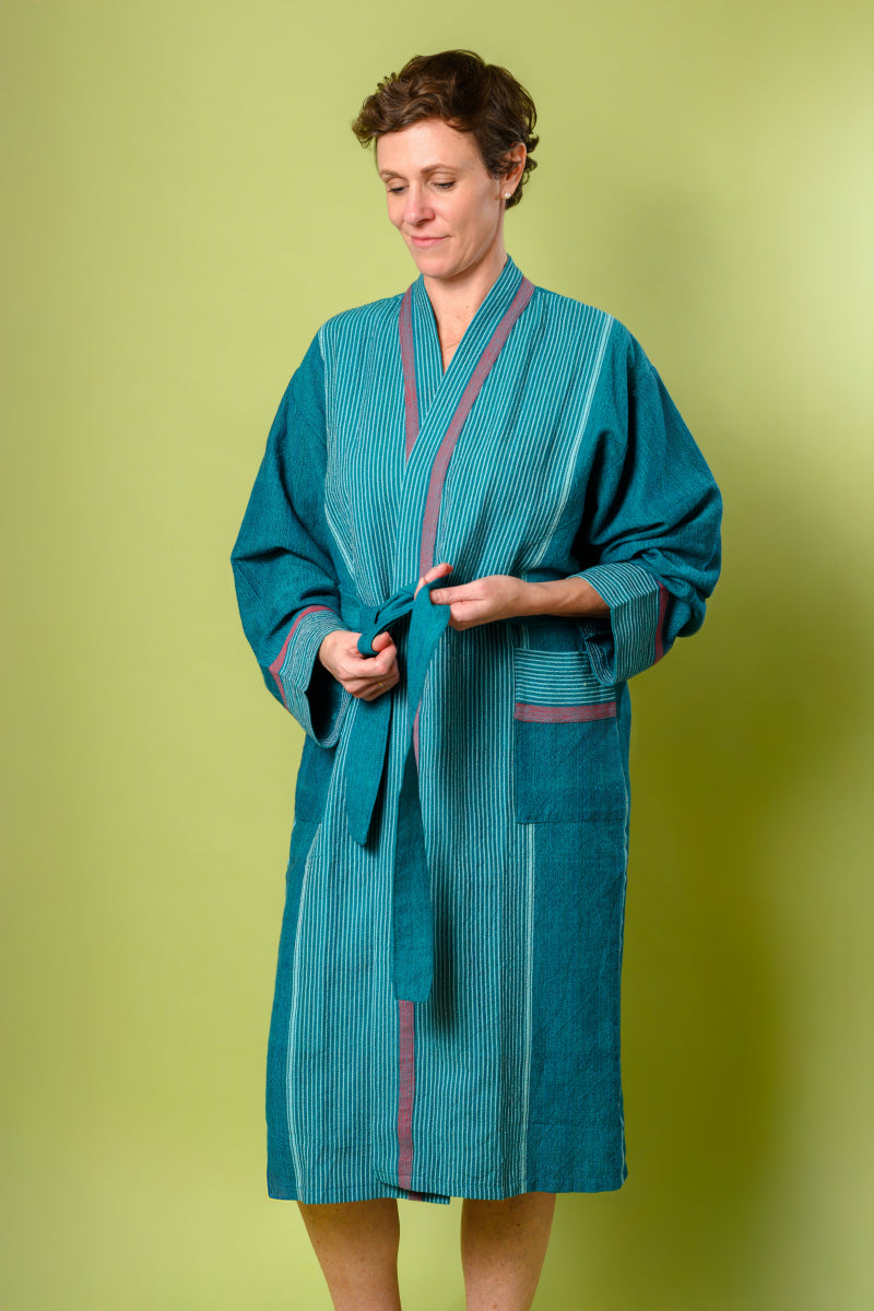 Luxury Turkish Linen - Cotton Robe -02 image 0