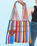 Txtile Colorful Handwoven Chiapas Hammock Bag - 18 image 0