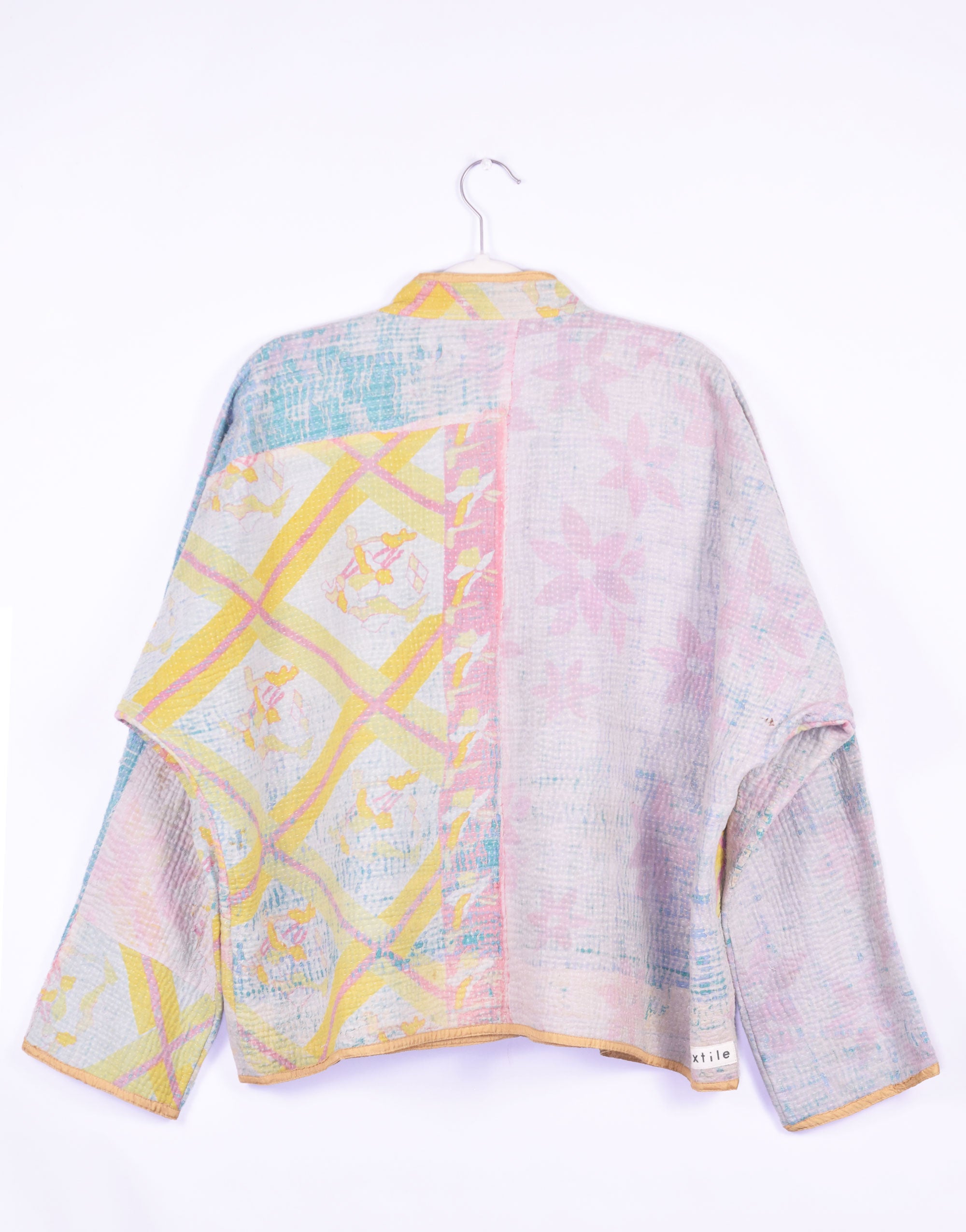 Charlie Quilted Reversible Patchwork Kantha Jacket - 03 image 1