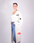 Luxury Turkish Cotton Kimono/Robe - Fish Party image 1