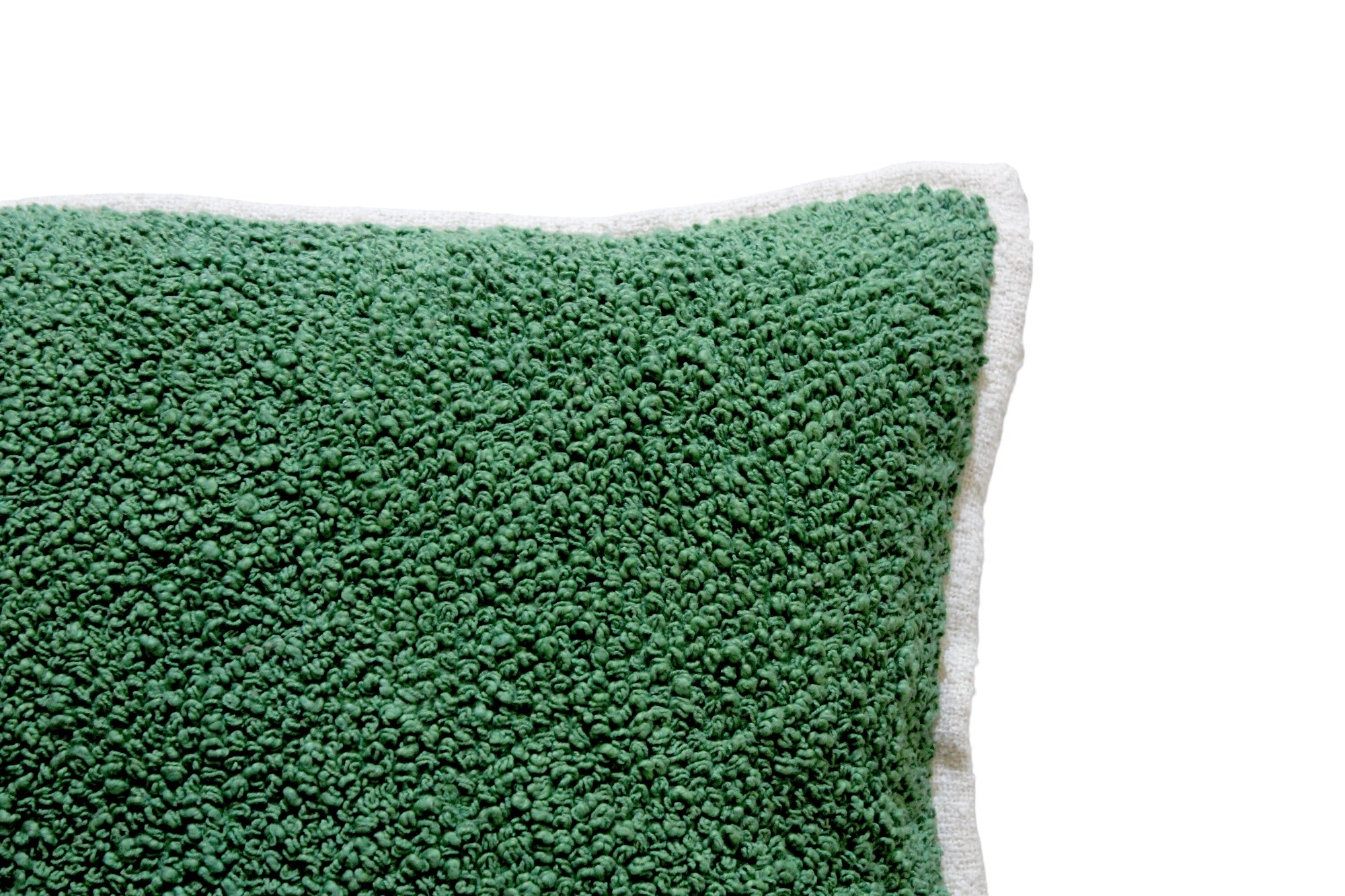 Green Textured Sofa Pillow image 1