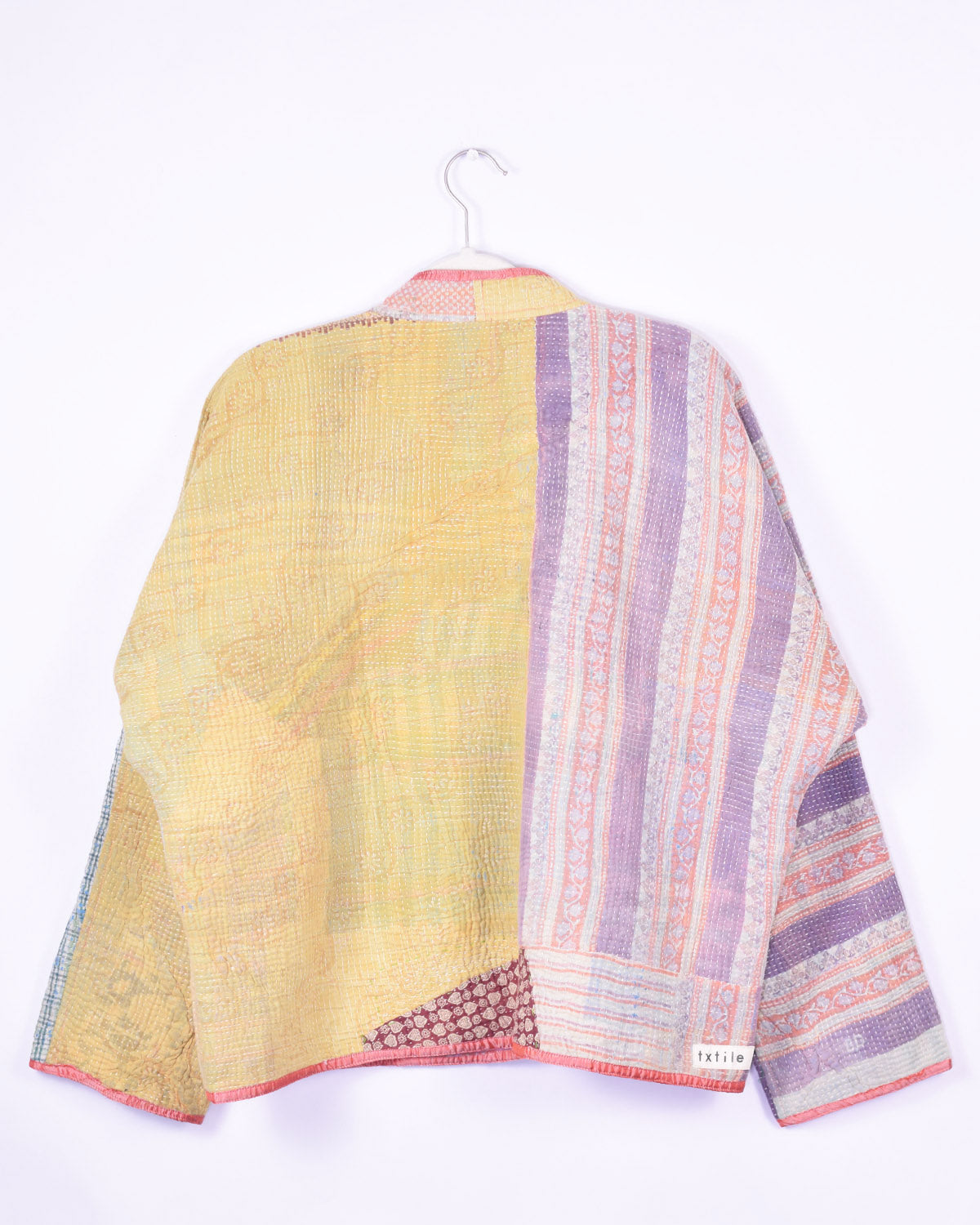 Charlie Quilted Reversible Patchwork Kantha Jacket - 04 image 3