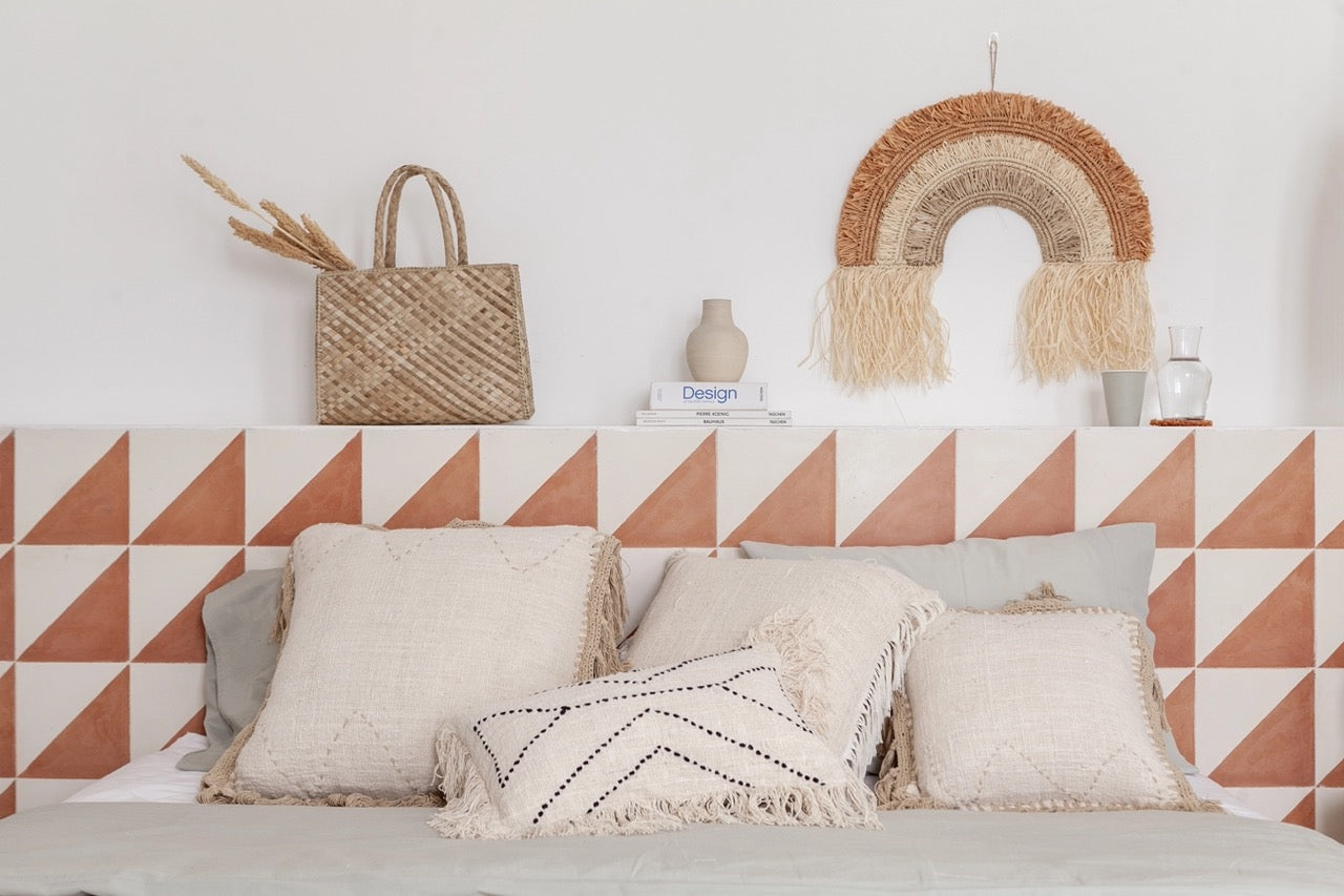 Kaia Hand-Stitched Organic Cotton Pillows image 4