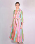 Rowan Shirt Dress - Long Sleeve - Garden Palm image 0